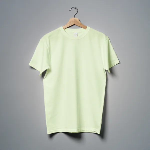Cream_Solid_Classic_Fit_Tshirt_For_Men_With_200_GSM_Biowashed_Cotton_Single_Jersey_Fabric