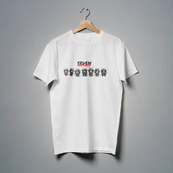 White_Samurai_Classic_Fit_Tshirt_For_Men_With_200_GSM_Biowashed_Cotton_Single_Jersey_Fabric