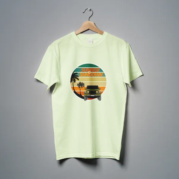 Cream_Jeep_Classic_Fit_Tshirt_For_Men_With_200_GSM_Biowashed_Cotton_Single_Jersey_Fabric