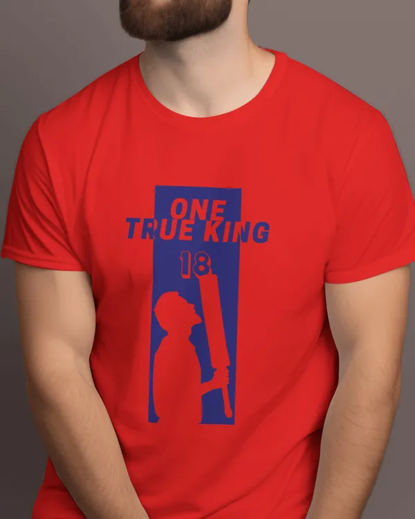 King_Kohli_Printed_Classic_Fit_Red_Tshirt_With_200_GSM_Biowashed_Cotton_Single_Jersey_Fabric