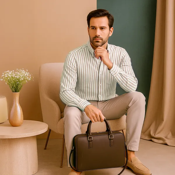 Mens_Striped_Casual_Beige_Shirt_Made_With_Premium_Oxford_Cotton_Fabric