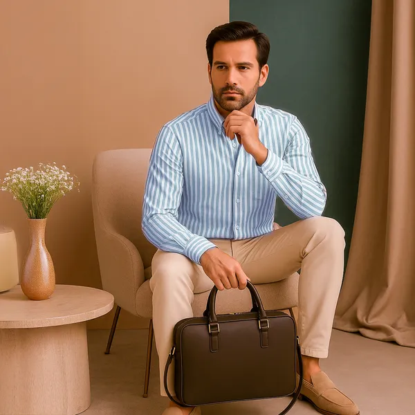 Mens_Striped_Casual_Blue_Shirt_Made_With_Premium_Oxford_Cotton_Fabric