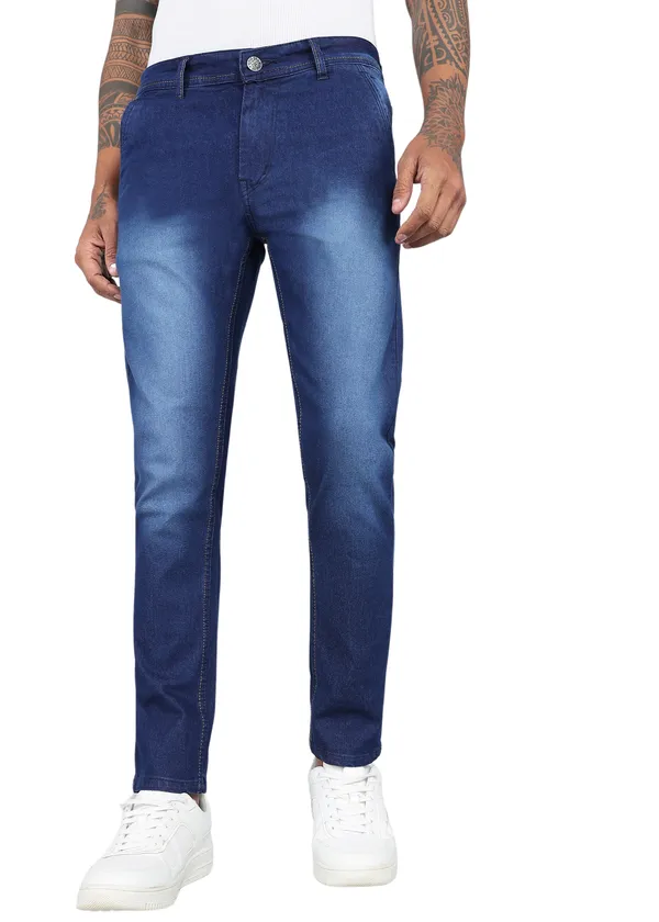 Blue_Tapered_Fit_Solid_Jeans_For_Men_With_Cotton_And_Viscose_Blend_Fabric