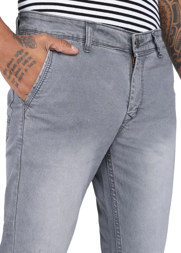 Cement_Grey_Tapered_Fit_Solid_Jeans_For_Men_With_Cotton_And_Viscose_Blend_Fabric