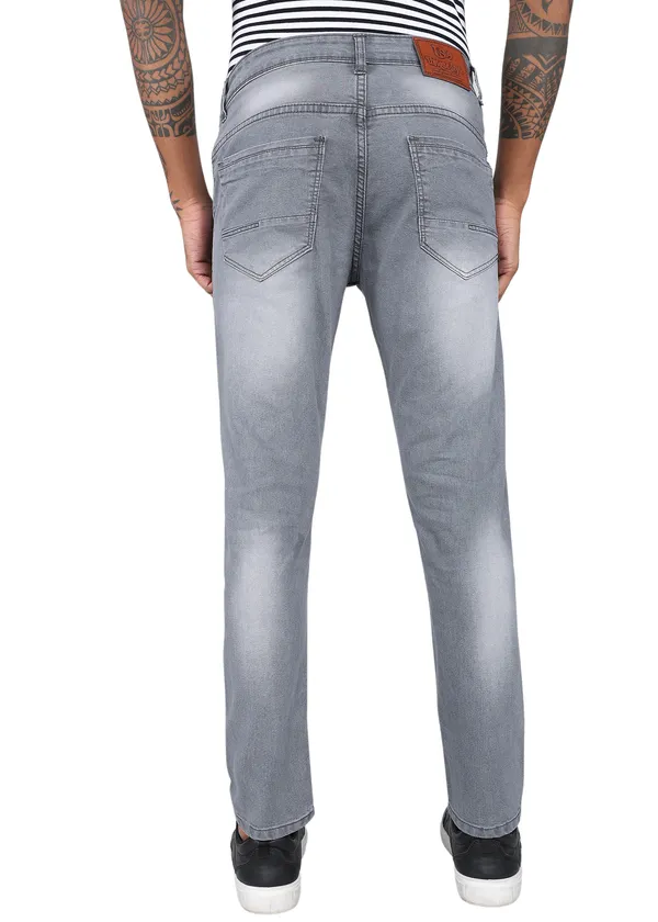 Cement_Grey_Tapered_Fit_Solid_Jeans_For_Men_With_Cotton_And_Viscose_Blend_Fabric