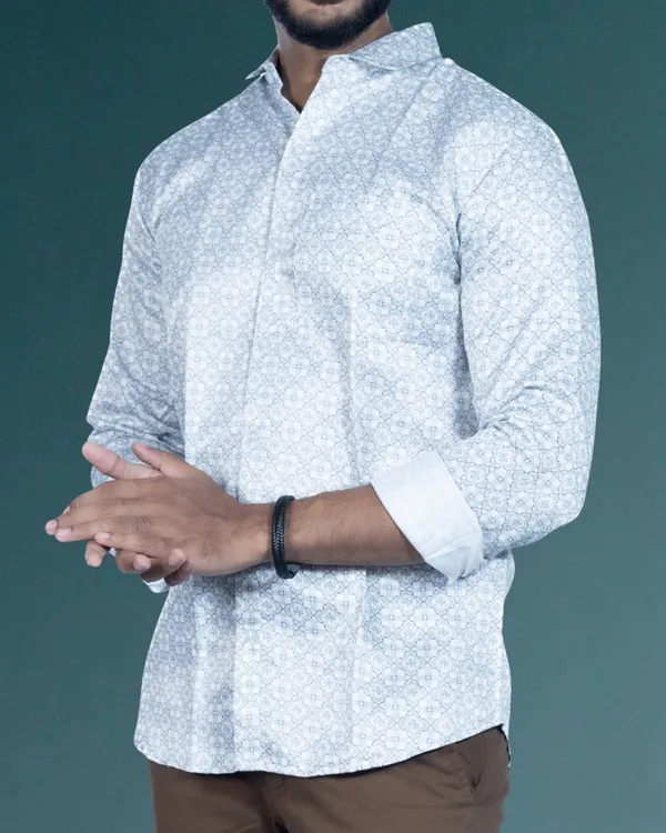 Mens__Regular_Fit_White_Shirt_Made_With_Premium_Satin_Printed_Cotton_Fabric