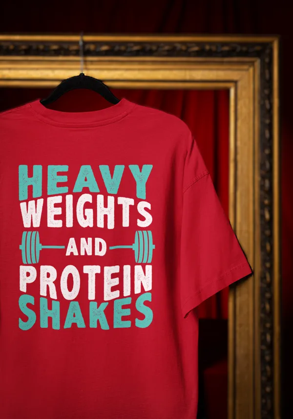 Heavy_Weight_Oversized_Fit_Red_Tshirt_With_240_GSM_Premium_Biowashed_Loopknit_Heavy_Gauge_Cotton_Fabric
