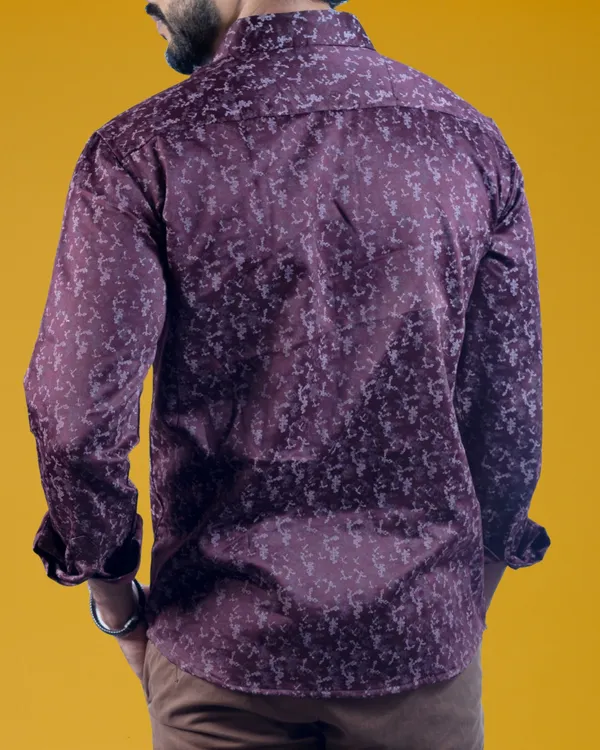 Mens__Regular_Fit_Maroon_Shirt_Made_With_Premium_Satin_Printed_Cotton_Fabric