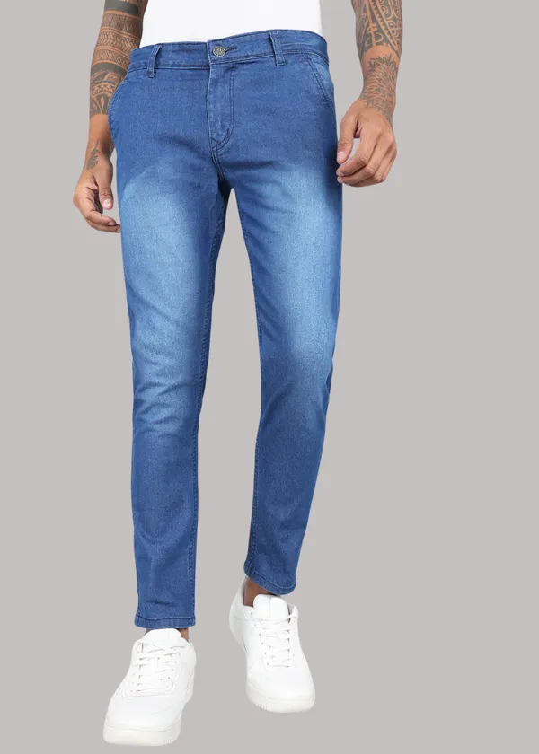 Ice_Blue_Tapered_Fit_Solid_Jeans_For_Men_With_Cotton_And_Viscose_Blend_Fabric