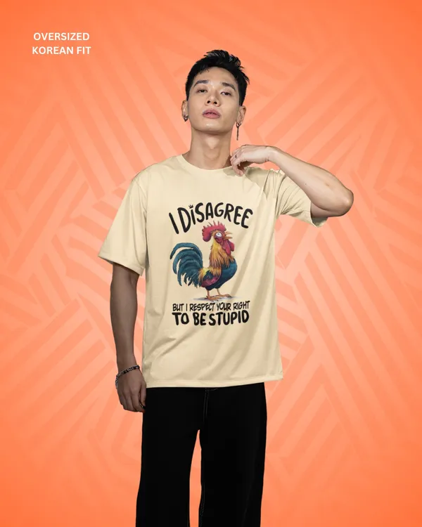 Right_to_be_Stupid_Oversized_Korean_Fit_Cream_Tshirt_With_240_GSM_Premium_Biowashed_Cotton_Loopknit_Fabric