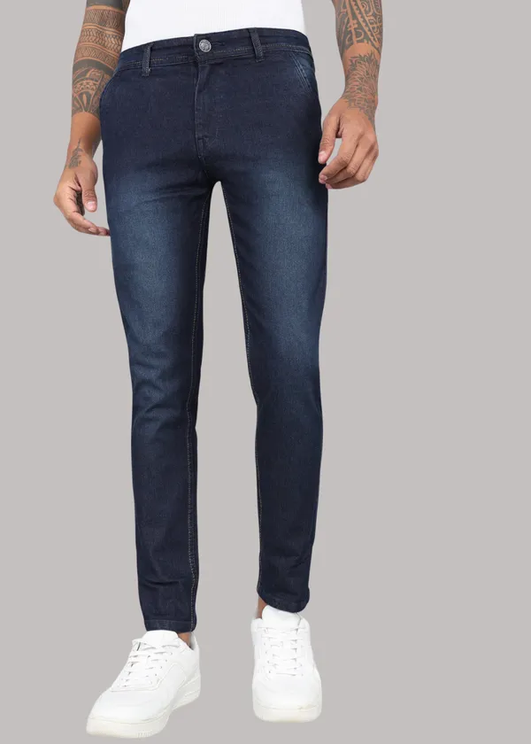 Dark_Blue_Tapered_Fit_Solid_Jeans_For_Men_With_Cotton_And_Viscose_Blend_Fabric