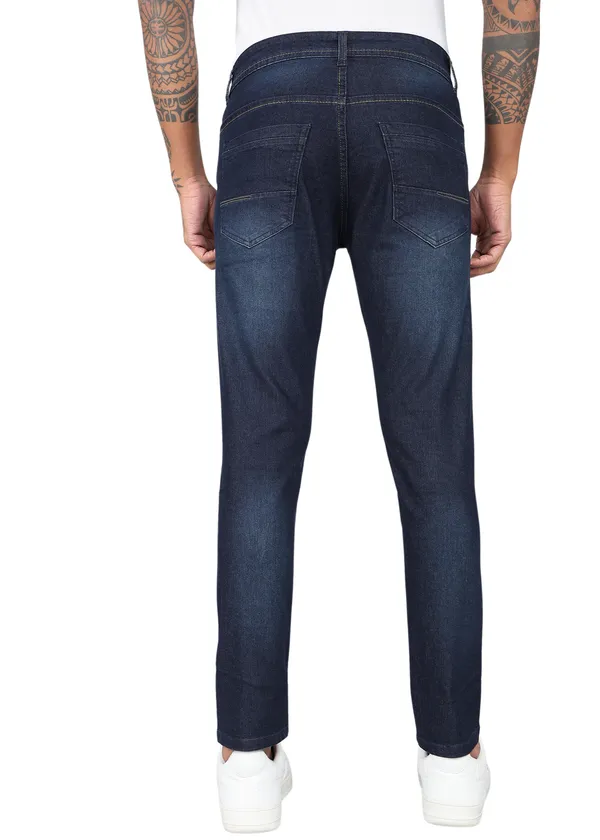 Dark_Blue_Tapered_Fit_Solid_Jeans_For_Men_With_Cotton_And_Viscose_Blend_Fabric