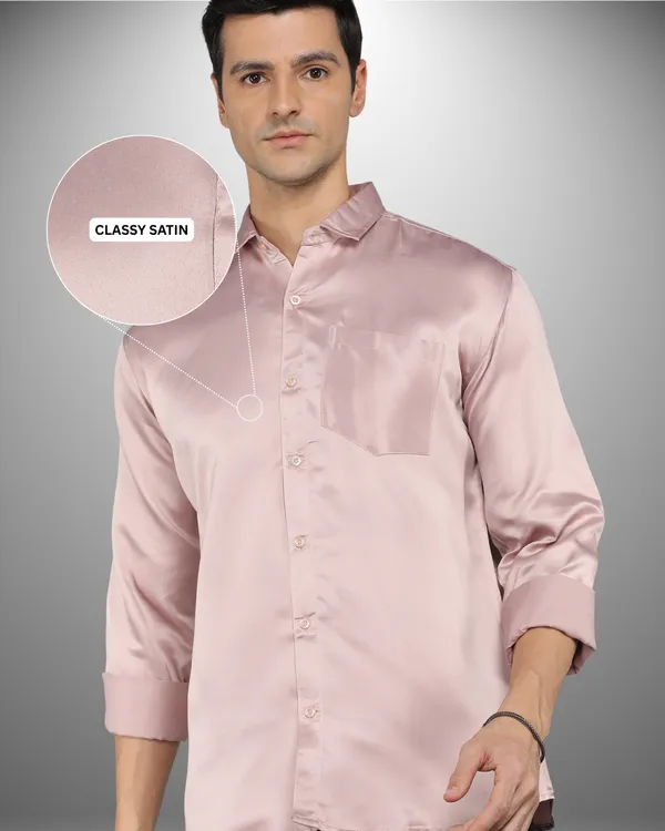 Mens_Satin_Fabric_Solid_Peach_Shirt