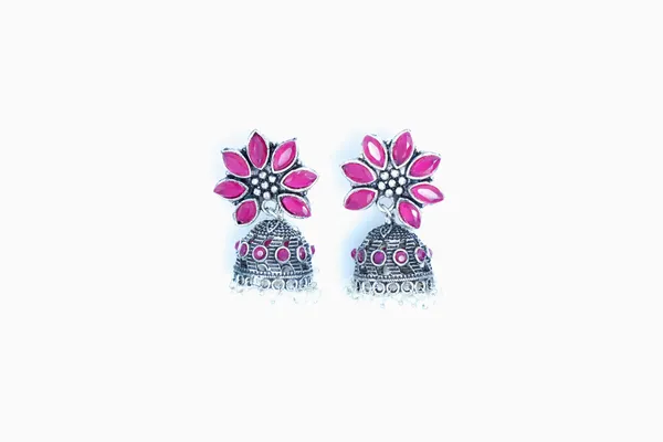Silver_Oxidised_Earring