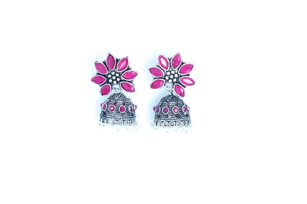 Silver_Oxidised_Earring