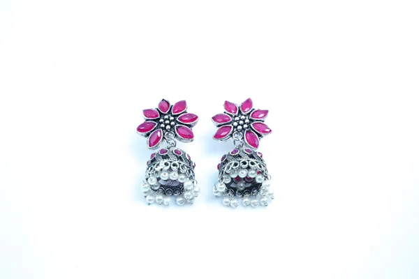 Silver_Oxidised_Earring