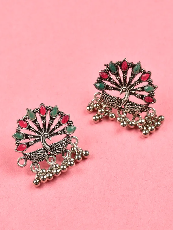 Silver_Oxidised_Earring