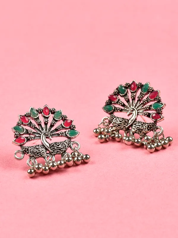 Silver_Oxidised_Earring