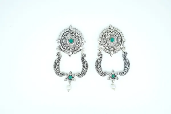 Silver_Oxidised_Earring