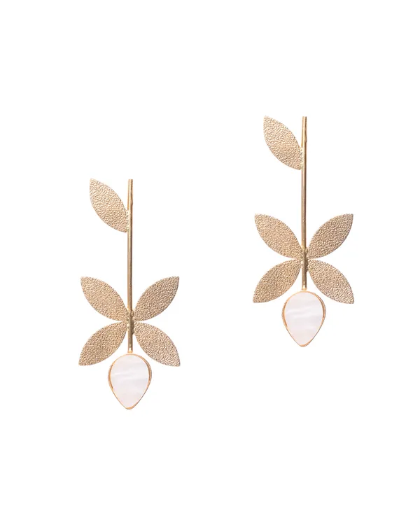 Nature-Inspired_Gold-Toned_Leaf_Drop_Earrings_with_Mother-of-Pearl_Detail