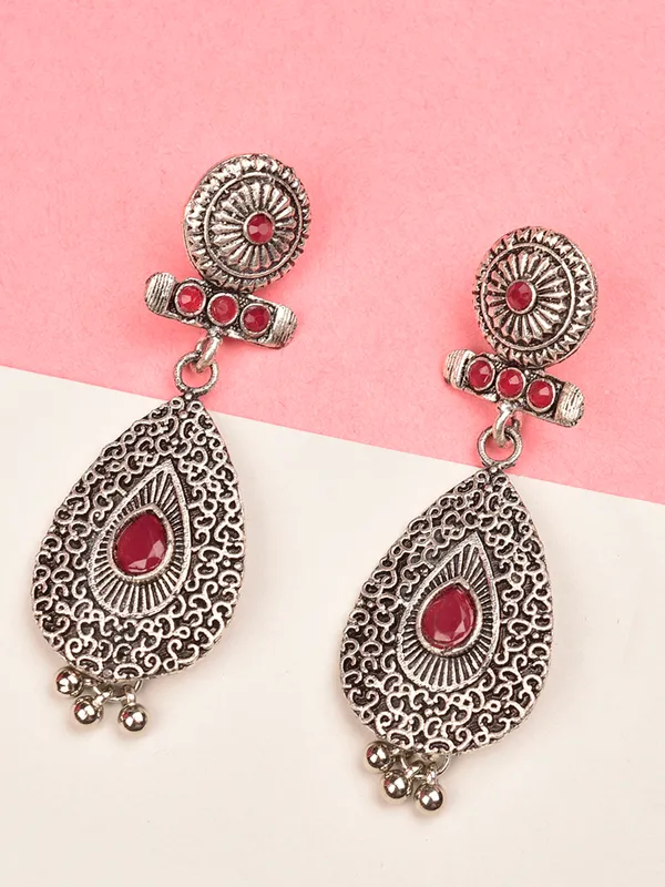 Silver_Oxidised_Earring