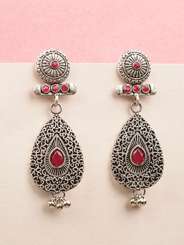 Silver_Oxidised_Earring