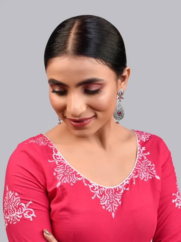 Silver_Oxidised_Earring