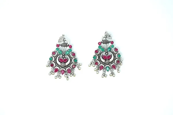 Silver_Oxidised_Earring