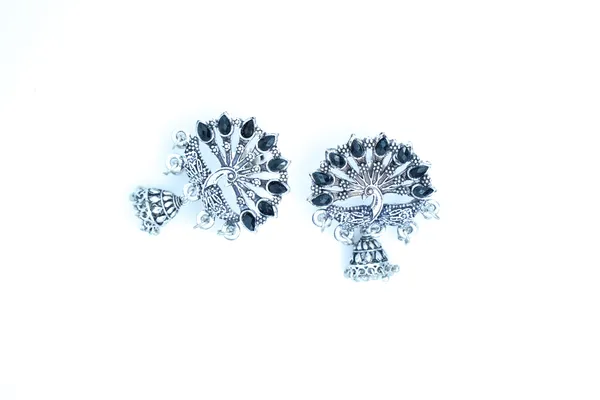 Silver_Oxidised_Earring