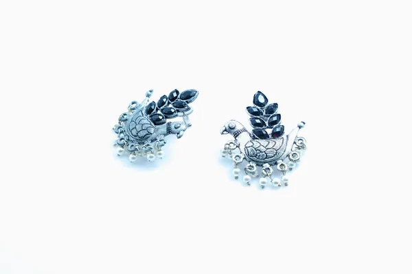 Silver_Oxidized_Chand_Bali