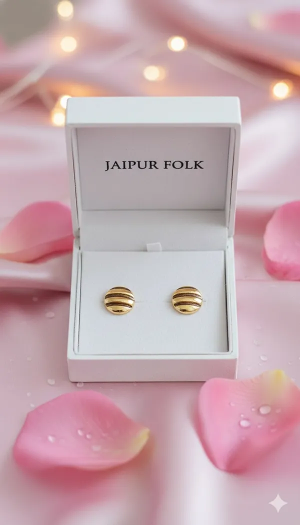 Gold_Tone_Textured_Disc_Stud_Earrings