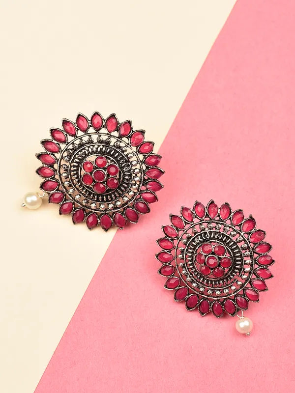Silver_Oxidised_Earring