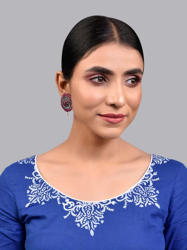 Silver_Oxidised_Earring