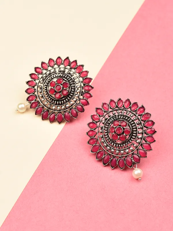 Silver_Oxidised_Earring