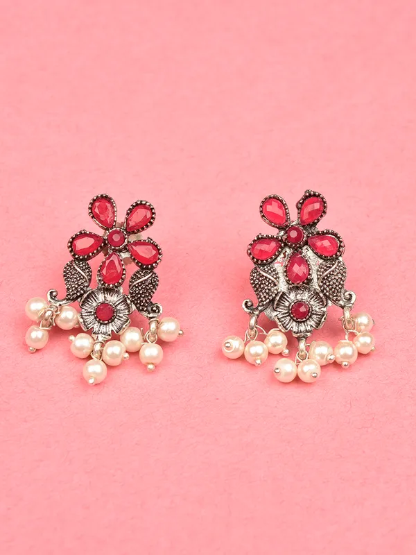 Silver_Oxidised_Earring