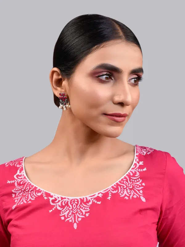 Silver_Oxidised_Earring