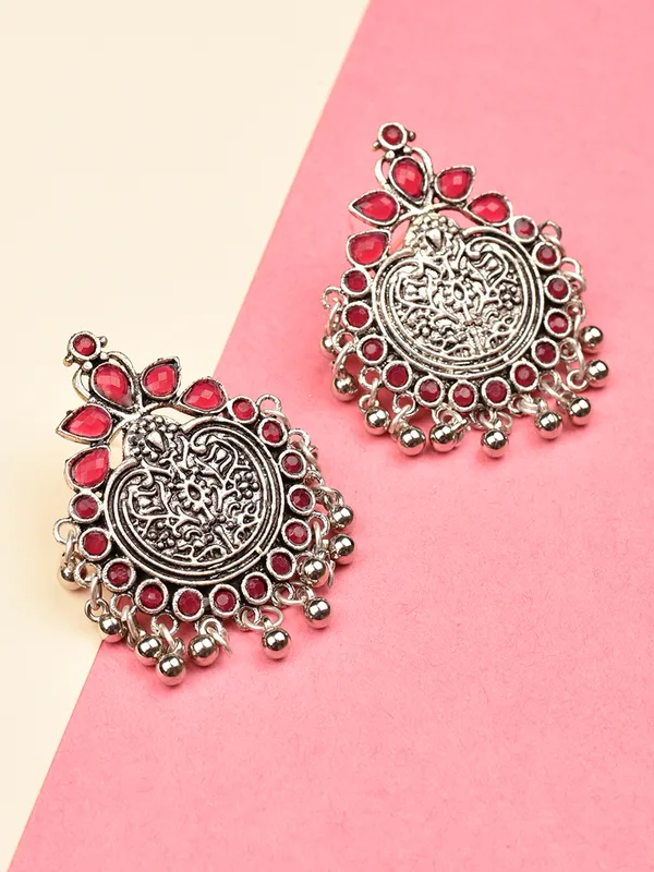 Silver_Oxidised_Earring