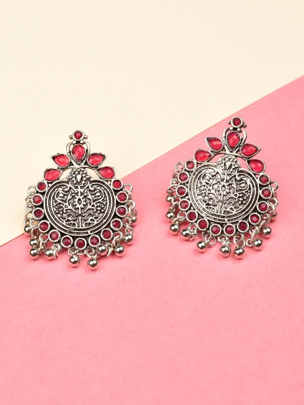Silver_Oxidised_Earring