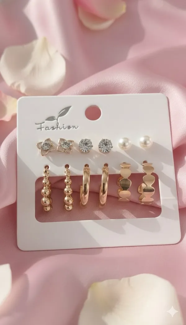 Set_of_6_Pairs_Gold-Toned_Geometric_Stud_&_Hoop_Earrings