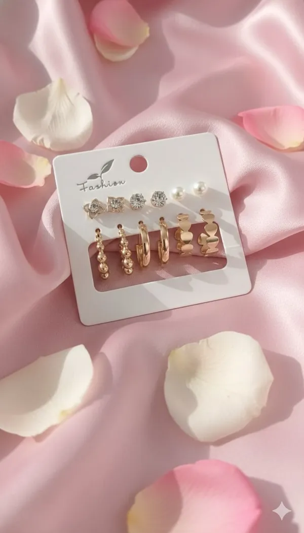 Set_of_6_Pairs_Gold-Toned_Geometric_Stud_&_Hoop_Earrings