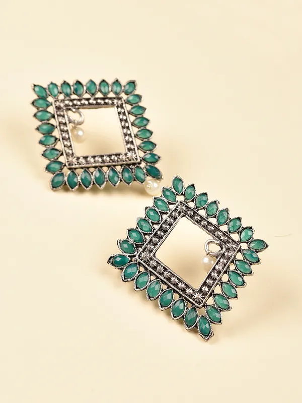 Silver_Oxidised_Earring