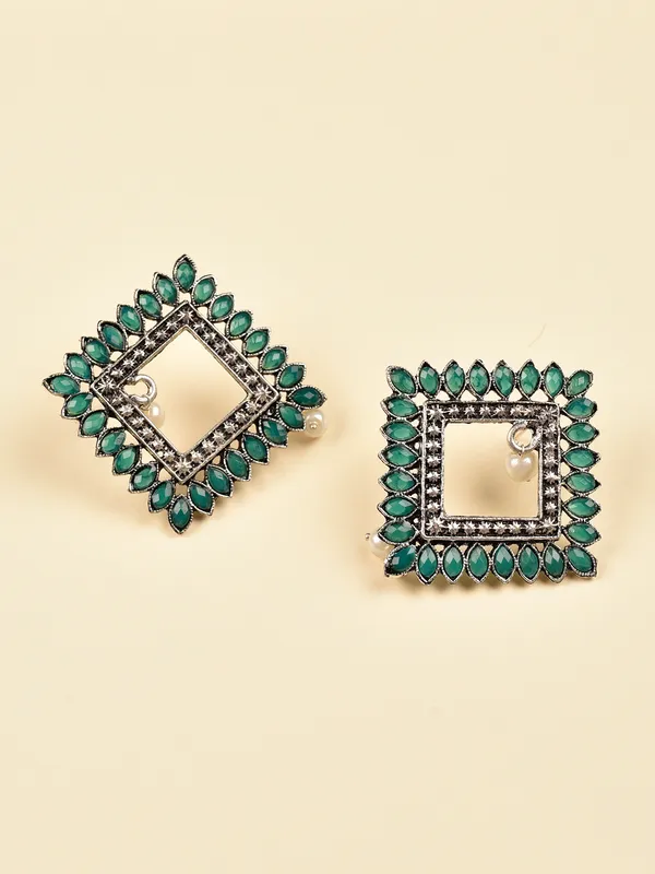 Silver_Oxidised_Earring