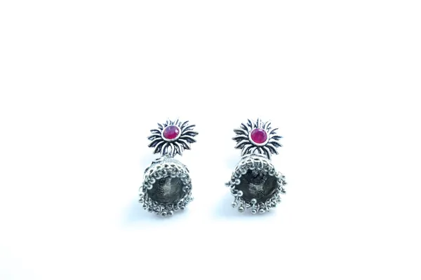Silver_Oxidized__Jhumki_Earring