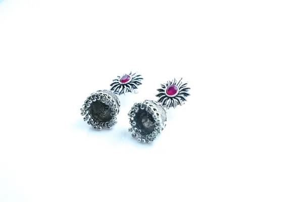 Silver_Oxidized__Jhumki_Earring