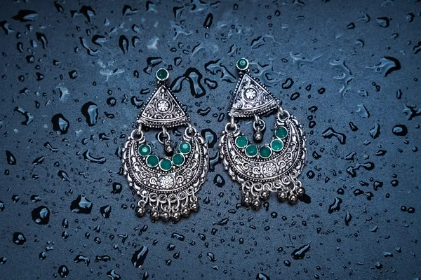 Silver_Oxidised_Earring