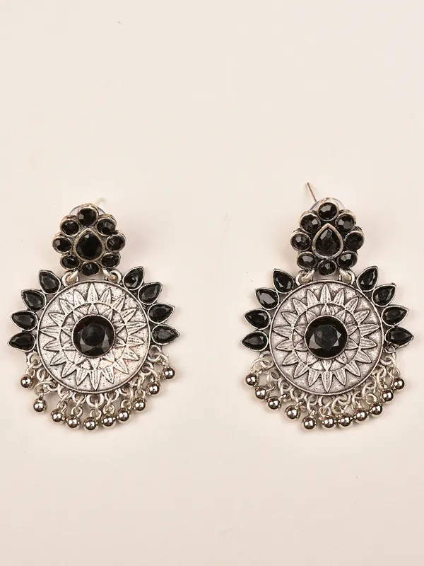 Silver_Oxidised_Earring