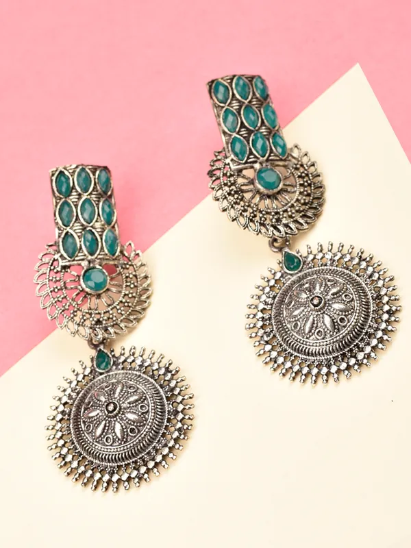Silver_Oxidised_Earring