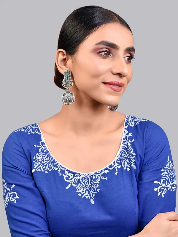 Silver_Oxidised_Earring