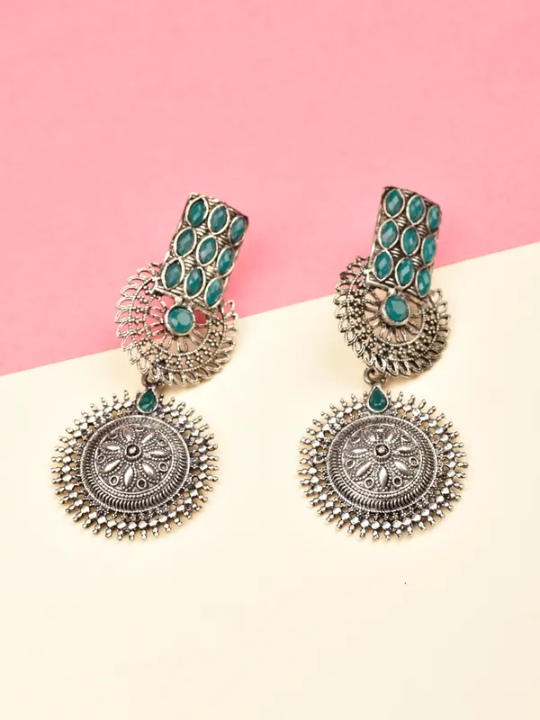Silver_Oxidised_Earring