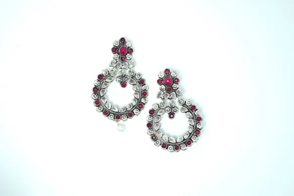 Silver_Oxidised_Earring